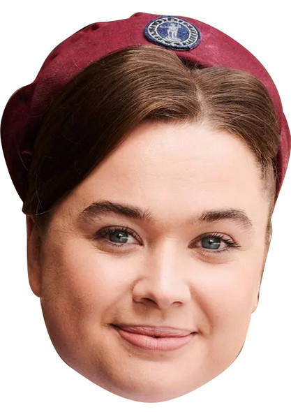 Megan Cusack - Call The Midwife Celebrity Party Face Mask | Fancy Dress Cardboard Mask