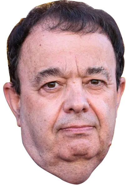 Hugh Sachs Celebrity Party Face Mask | Fancy Dress Cardboard Mask
