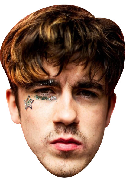 Declan Mckenna Celebrity Party Face Mask | Fancy Dress Cardboard Mask
