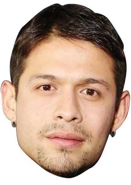 David Castaã±Eda - Umbrella Academy Celebrity Party Face Mask | Fancy Dress Cardboard Mask