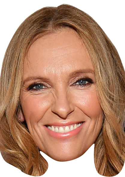 Toni Collette - Unbelievable Celebrity Party Face Mask | Fancy Dress Cardboard Mask