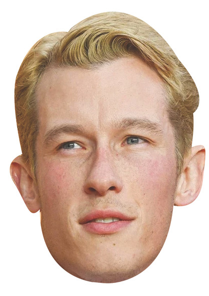 Callum Turner Celebrity Party Face Mask | Fancy Dress Cardboard Mask