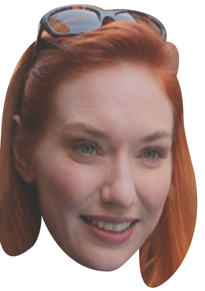 Eleanor Tomlinson 2025 Celebrity Party Face Mask | Fancy Dress Cardboard Mask