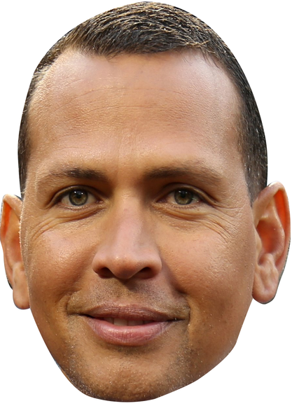 A-Rod Celebrity Party Face Mask | Fancy Dress Cardboard Mask