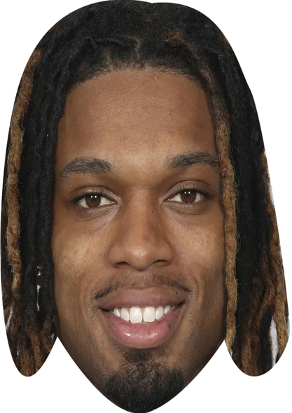 Damar Hamlin Celebrity Party Face Mask | Fancy Dress Cardboard Mask