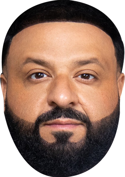 Dj Khalid Celebrity Party Face Mask | Fancy Dress Cardboard Mask