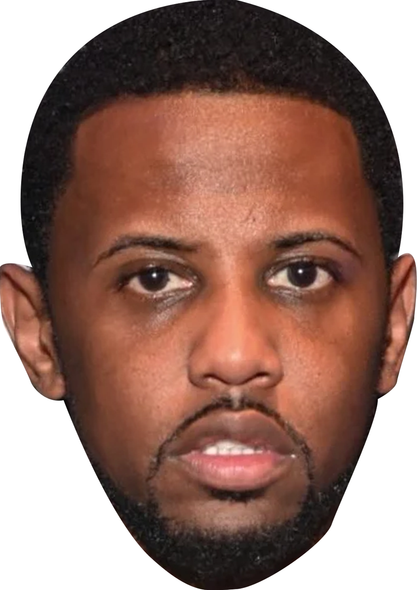 Fabolous - John David Jackson Celebrity Party Face Mask | Fancy Dress Cardboard Mask