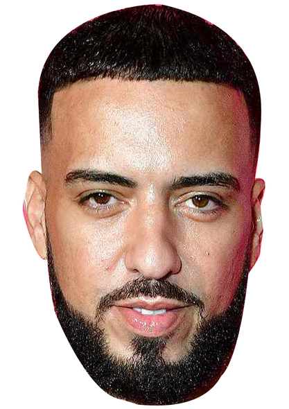 French Montana Celebrity Party Face Mask | Fancy Dress Cardboard Mask