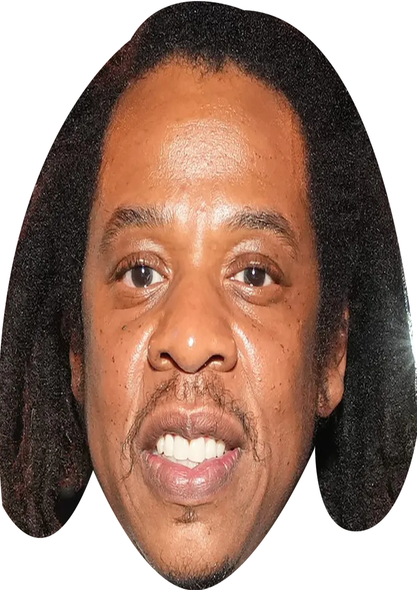 Jay Z 2025 Celebrity Party Face Mask | Fancy Dress Cardboard Mask
