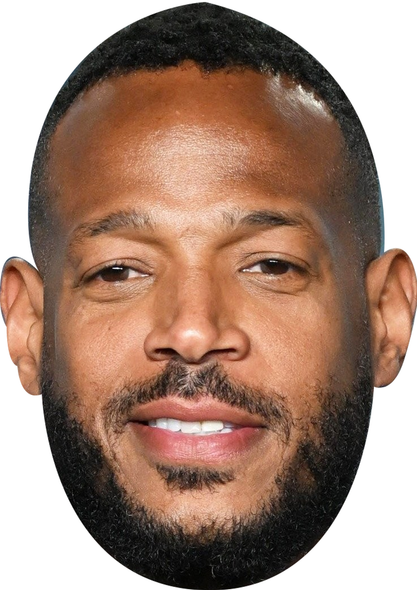 Marlon Wayans 2025 Celebrity Party Face Mask | Fancy Dress Cardboard Mask