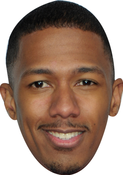 Nick Cannon Celebrity Party Face Mask | Fancy Dress Cardboard Mask