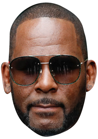 R Kelly Celebrity Party Face Mask | Fancy Dress Cardboard Mask