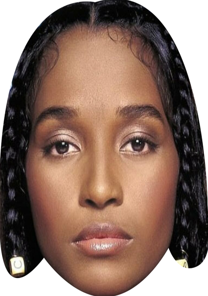 Lisa Lopez - Tlc Celebrity Party Face Mask | Fancy Dress Cardboard Mask