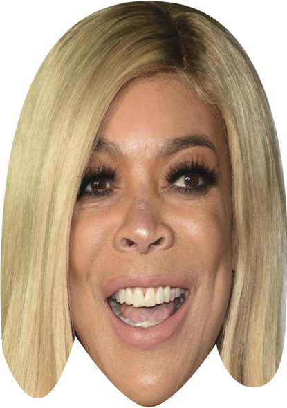 Wendy Willlams Celebrity Party Face Mask | Fancy Dress Cardboard Mask