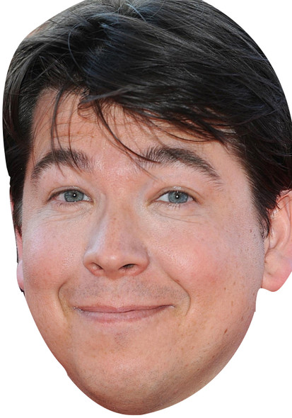 MICHAEL MCINTYRE  - Funny Comedian Fancy Dress Cardboard Celebrity Face Mask