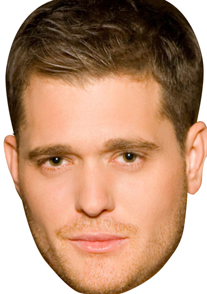 Michael Buble Celebrity Party Face Mask | Fancy Dress
