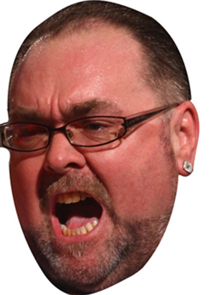 Tony O'shea Darts Face Mask