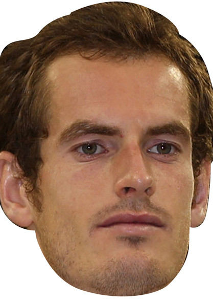 Andy Murray Tennis Celebrity Party Face Mask | Fancy Dress