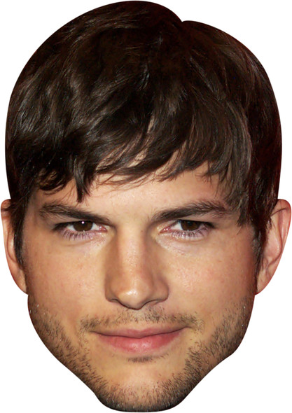 Ashton Kutcher Celebrity Party Face Mask | Fancy Dress