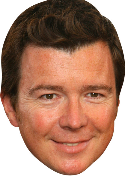 Rick Astley Celebrity Party Face Mask | Fancy Dress