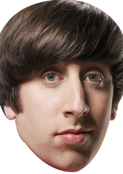 Howard Big Bang Theory Celebrity Face Mask