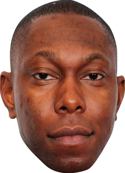Dizzee Rascal Music Celebrity Party Face Mask | Fancy Dress