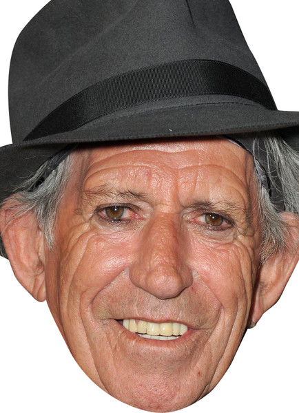 Keith Richards Music Celebrity Party Face Mask | Fancy Dress