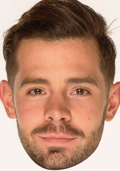 Charlie King Tv Stars 2018 Celebrity Face Mask