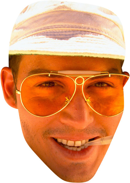 Fear Loathing Raoul 1 Celebrity Party Face Mask