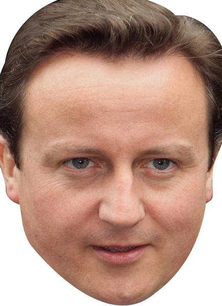 David Cameron Celebrity Face Mask - Fancy Dress Party Mask 2026
