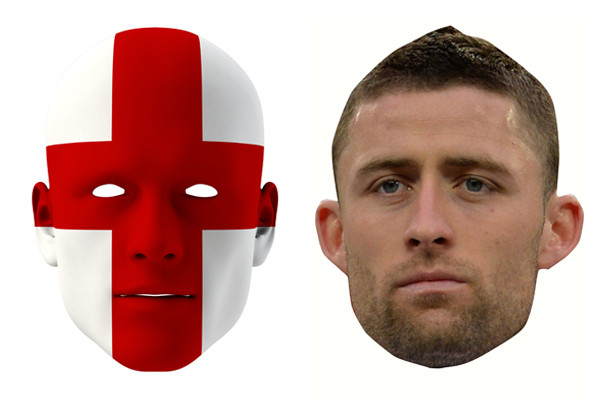 England World Cup Face Mask Pack Cahill