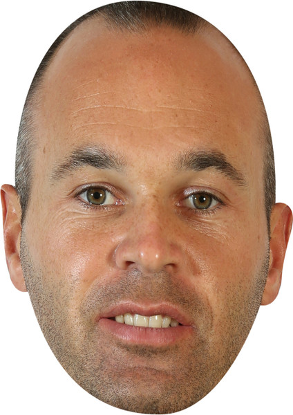 A. Iniesta Barcelona Football Sensation Face Mask