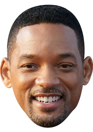 Will Smith Fancy Dress Face Mask 2026 Jb