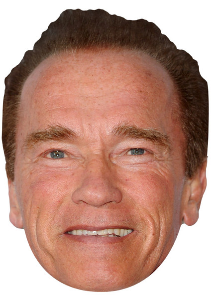 Arnold Schwarzenegger Jb - Tv Star Fancy Dress Cardboard Celebrity Face Mask - Fancy Dress Party Mask 2026