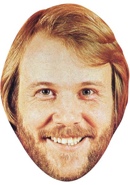 Benny Andersson Jb - Music Star Fancy Dress Cardboard Celebrity Face Mask - Fancy Dress Party Mask 2026