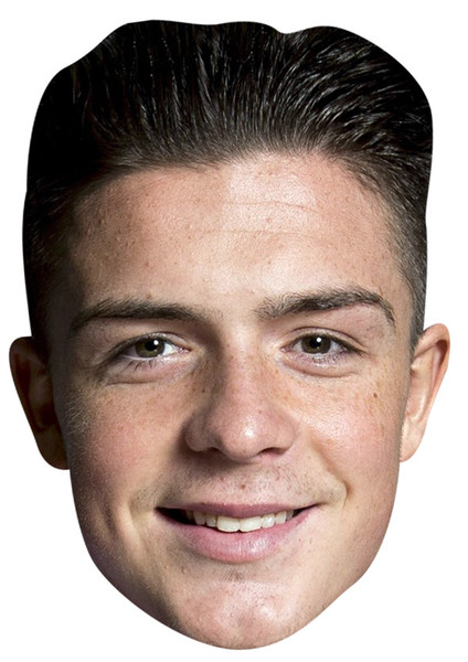 Jack Grealish Jb - Footballer Fancy Dress Cardboard Celebrity Face Mask - Fancy Dress Party Mask 2026
