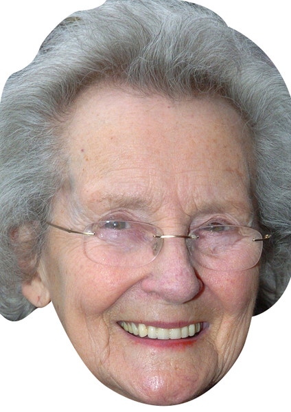 Margaret John - Doris Celebrity Face Mask - Fancy Dress Party Mask 2026