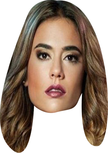 Yeimy Montoya The Queen Of Flow Celebrity Fancy Dress Cardboard Face Mask