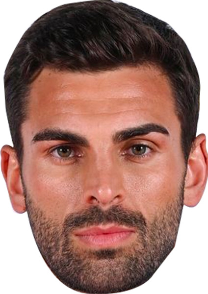 Adam Collard- Love Island Fancy Dress Cardboard Celebrity Face Mask