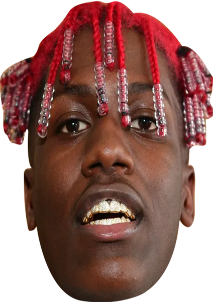 Lil Yachty Celebrity Party Face Mask | Fancy Dress Cardboard Mask