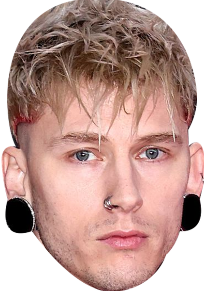MGK Celebrity Party Face Mask | Fancy Dress Cardboard Mask