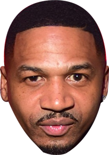 Stevie J Celebrity Party Face Mask | Fancy Dress Cardboard Mask