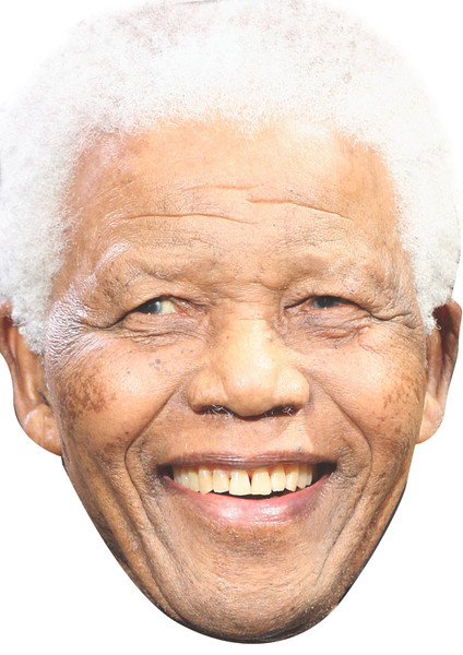 Nelson Mandela Celebrity Party Face Mask | Fancy Dress