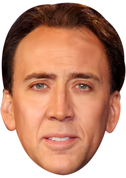 Nicolas Cage Celebrity Party Face Mask | Fancy Dress