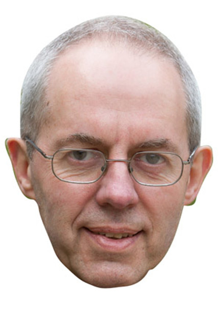 Justin Welby Celebrity Face Mask