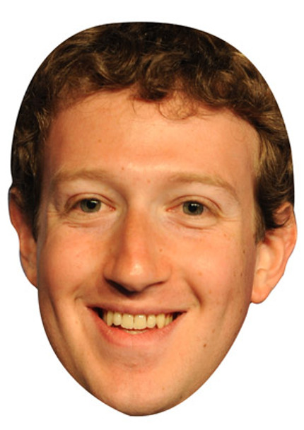 Mark Zuckerberg Facebook Creator Celebrity Face Mask Mark Zuckerberg Facebook Creator Celebrity Face Mask