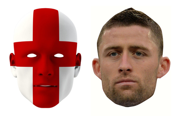 England World Cup Face Mask Pack Cahill