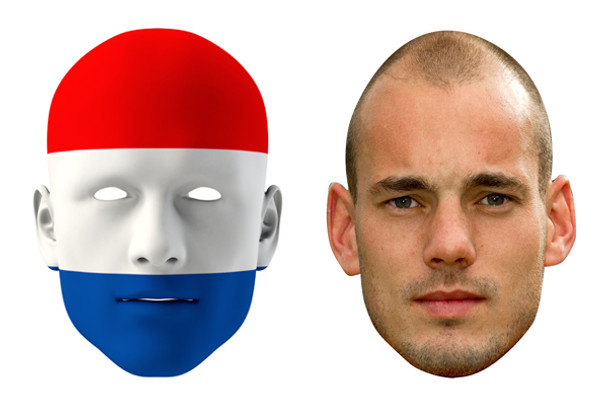 Netherlands World Cup Face Mask Pack Sneijder