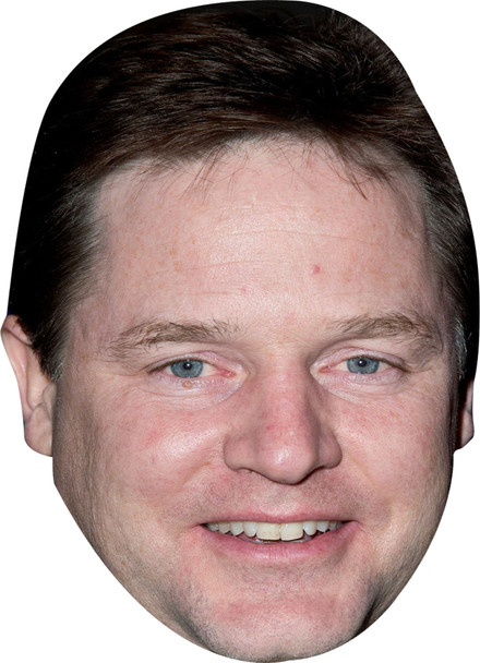 Nick clegg politician celebrity party face fancy dress