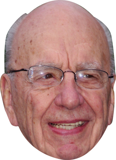 Rupert Murdoch Uk Politician Face Mask